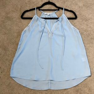 Powder blue top